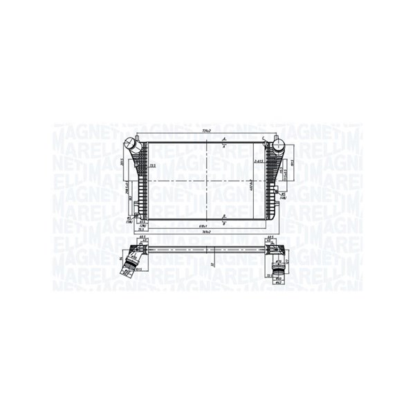 Intercooler Magneti marelli 351319206210 MAGNETI MARELLI