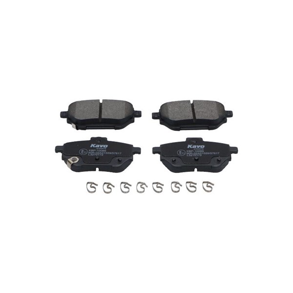 Bromsbeläggsats, Bakaxel Kavo parts KBP-10089 KAVO PARTS Bromsbeläggsats, Bakaxel Kavo parts KBP-10089 KAVO PARTS