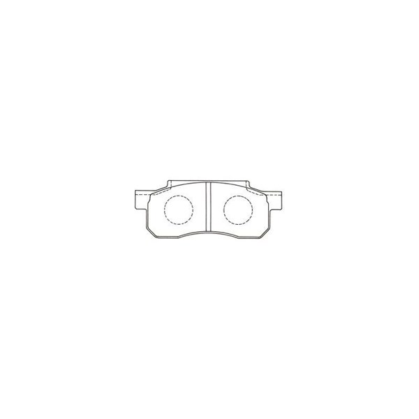 Bromsbeläggsats, Framaxel Kavo parts KBP-2059 KAVO PARTS