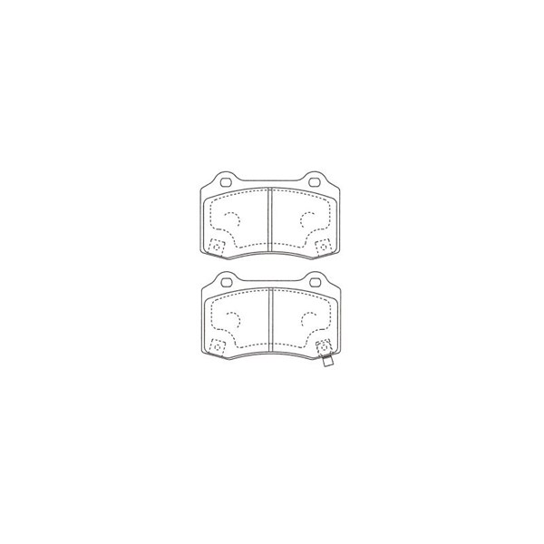 Bromsbeläggsats, Bakaxel Kavo parts KBP-3046 KAVO PARTS