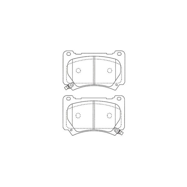 Bromsbeläggsats, Framaxel Kavo parts KBP-3051 KAVO PARTS