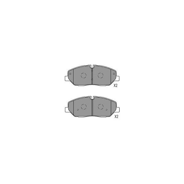Bromsbeläggsats, Framaxel Kavo parts KBP-3057 KAVO PARTS