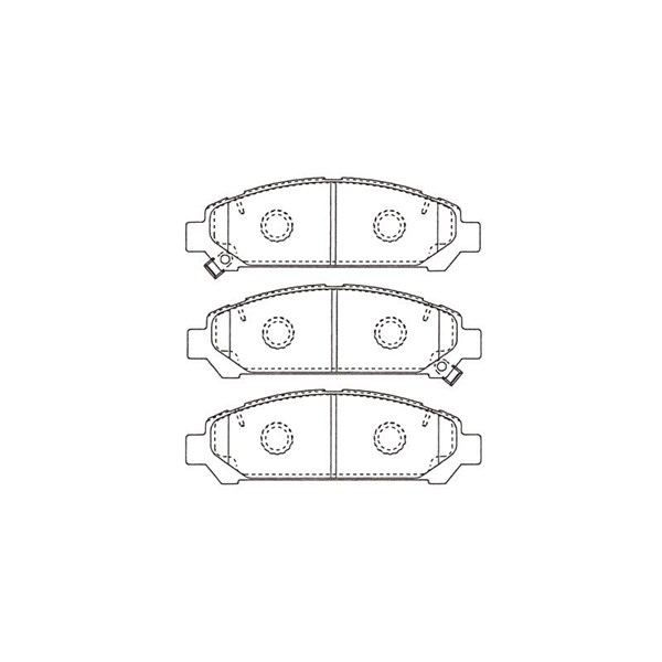 Bromsbeläggsats, Framaxel Kavo parts KBP-9146 KAVO PARTS