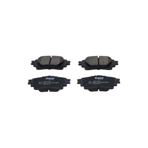 Bromsbeläggsats, Bakaxel Kavo parts KBP-9162 KAVO PARTS