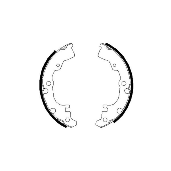 Bromsbackar, sats, Bakaxel Kavo parts KBS-1909 KAVO PARTS