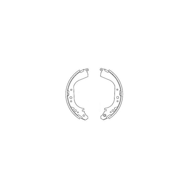 Bromsbackar, sats, Bakaxel Kavo parts KBS-7435 KAVO PARTS