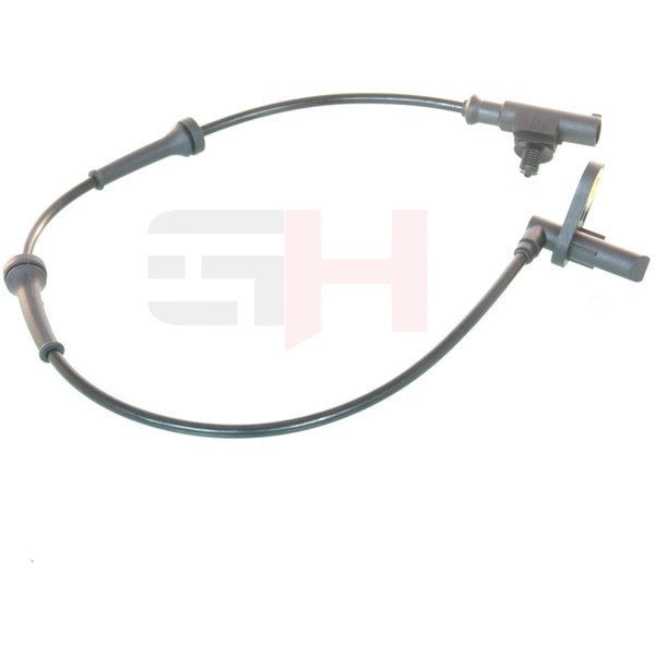 ABS-givare, Sensor, hjulvarvtal, Bakaxel, Bakaxel höger Gh GH-712 GH