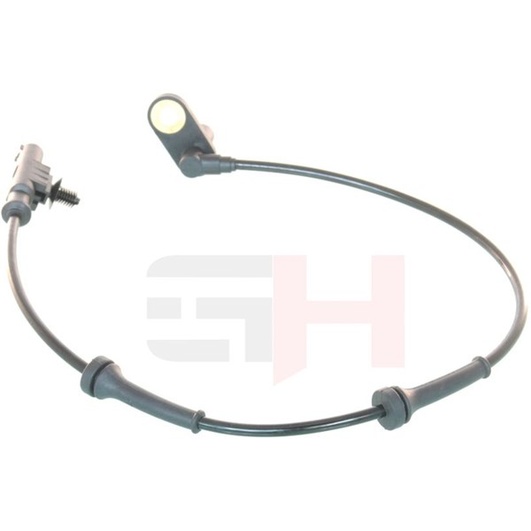 ABS-givare, Sensor, hjulvarvtal, Bakaxel, Bakaxel höger Gh GH-712 GH