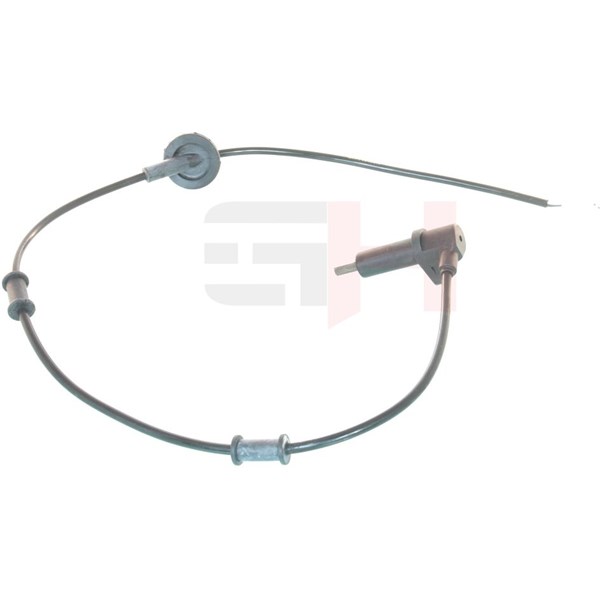 ABS-givare, Sensor, hjulvarvtal, Bakaxel, Bakaxel höger Gh GH-713 GH