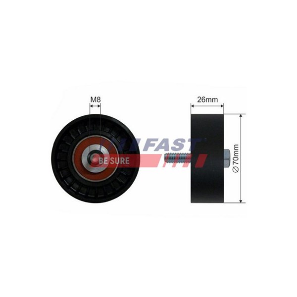 Styrrulle, drivrem Fast FT44512 FAST