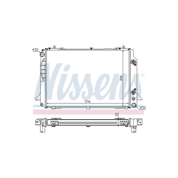 Kylare, motorkylning Nissens 60469A NISSENS Kylare, motorkylning Nissens 60469A NISSENS