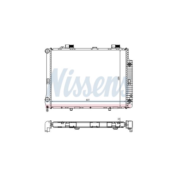 Kylare, motorkylning Nissens 62666A NISSENS Kylare, motorkylning Nissens 62666A NISSENS