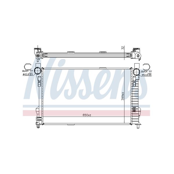 Kylare, motorkylning Nissens 62784A NISSENS Kylare, motorkylning Nissens 62784A NISSENS