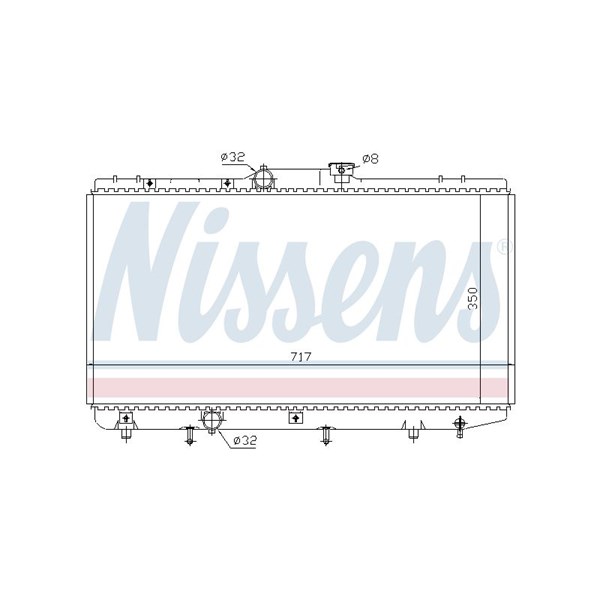 Kylare, motorkylning Nissens 648321 NISSENS Kylare, motorkylning Nissens 648321 NISSENS