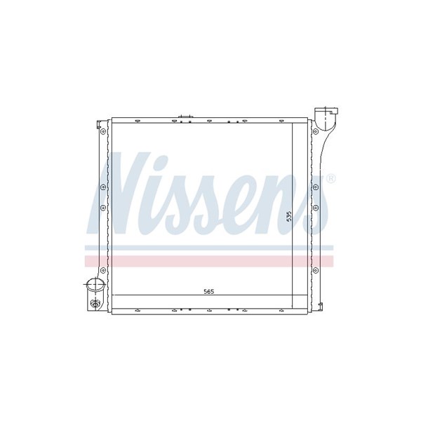 Kylare, motorkylning Nissens 65221 NISSENS