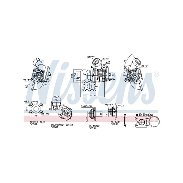 Turbo Nissens 93315 NISSENS