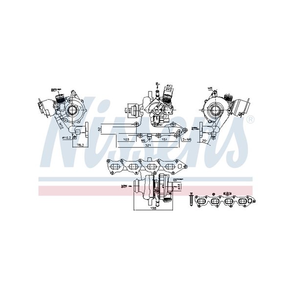 Turbo Nissens 93470 NISSENS