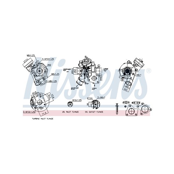 Turbo Nissens 93504 NISSENS