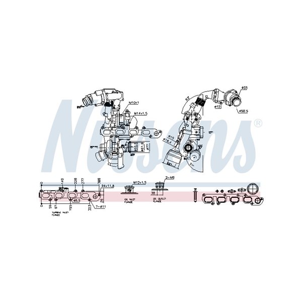 Turbo Nissens 93516 NISSENS
