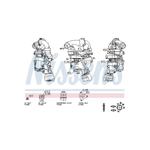 Turbo Nissens 93628 NISSENS