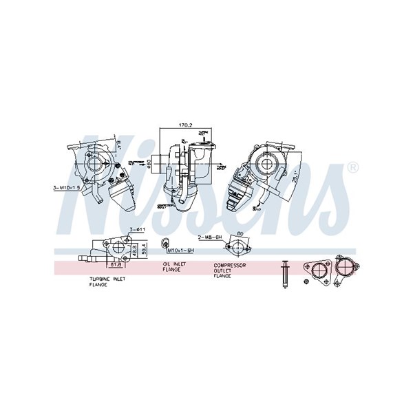 Turbo Nissens 93629 NISSENS
