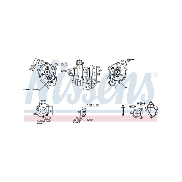 Turbo Nissens 93667 NISSENS