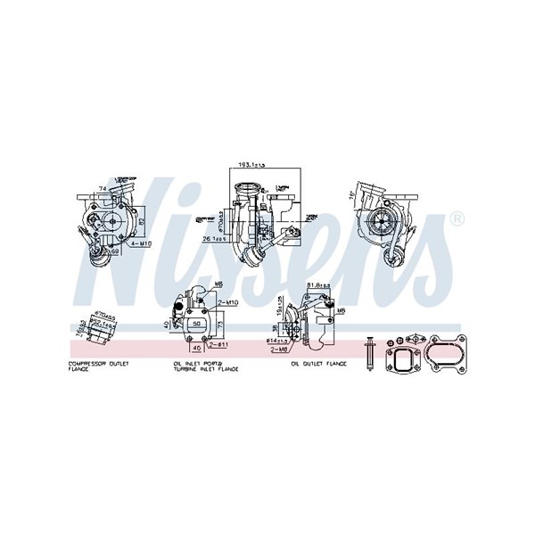 Turbo Nissens 93673 NISSENS Turbo Nissens 93673 NISSENS
