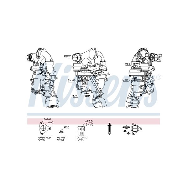 Turbo, Upptill Nissens 93777 NISSENS Turbo, Upptill Nissens 93777 NISSENS