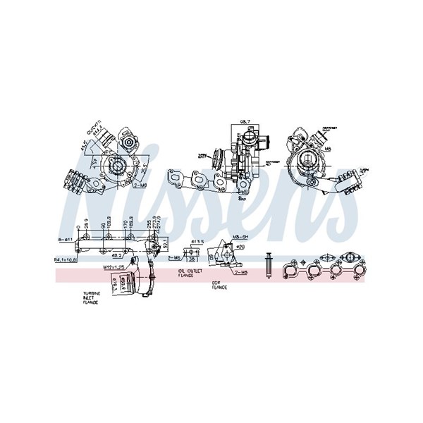 Turbo Nissens 93816 NISSENS