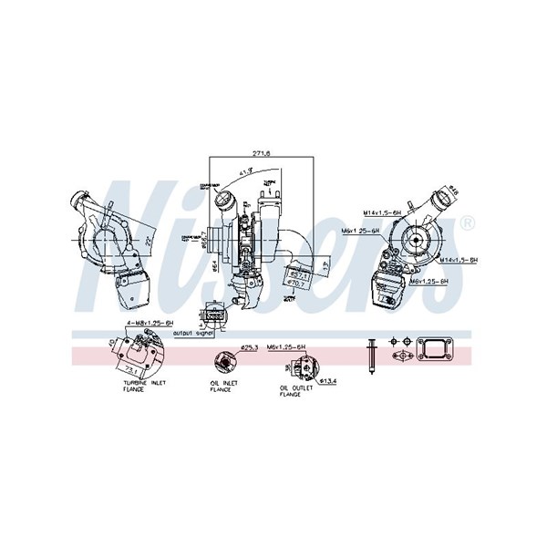 Turbo Nissens 93847 NISSENS