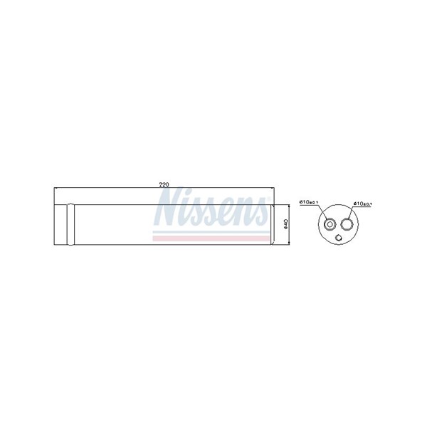 Torkfilter Nissens 95439 NISSENS