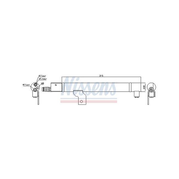 Torkfilter Nissens 95491 NISSENS