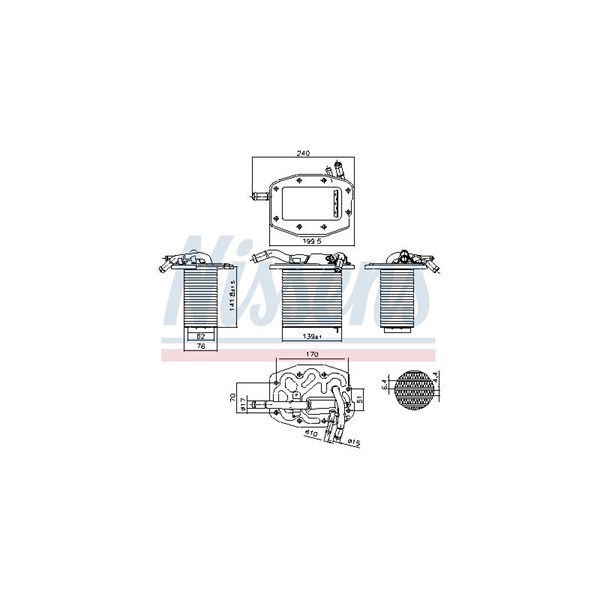 Intercooler Nissens 961297 NISSENS