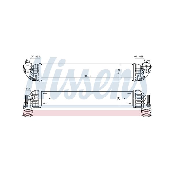 Intercooler Nissens 96139 NISSENS Intercooler Nissens 96139 NISSENS