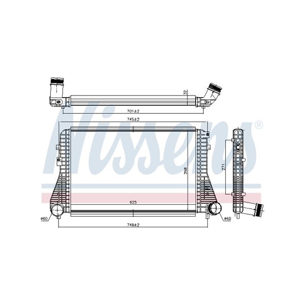 Intercooler Nissens 96234 NISSENS