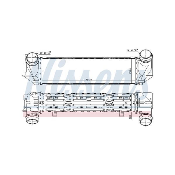 Intercooler Nissens 96322 NISSENS Intercooler Nissens 96322 NISSENS