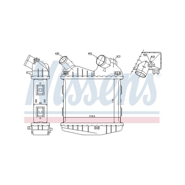 Intercooler Nissens 96499 NISSENS