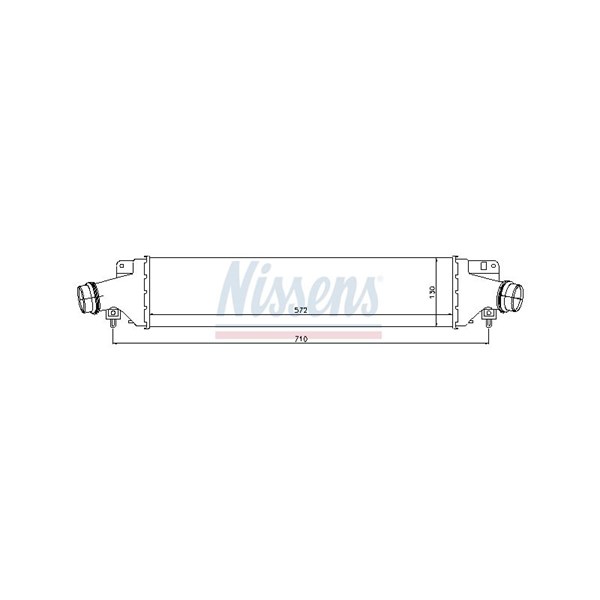 Intercooler Nissens 96588 NISSENS Intercooler Nissens 96588 NISSENS