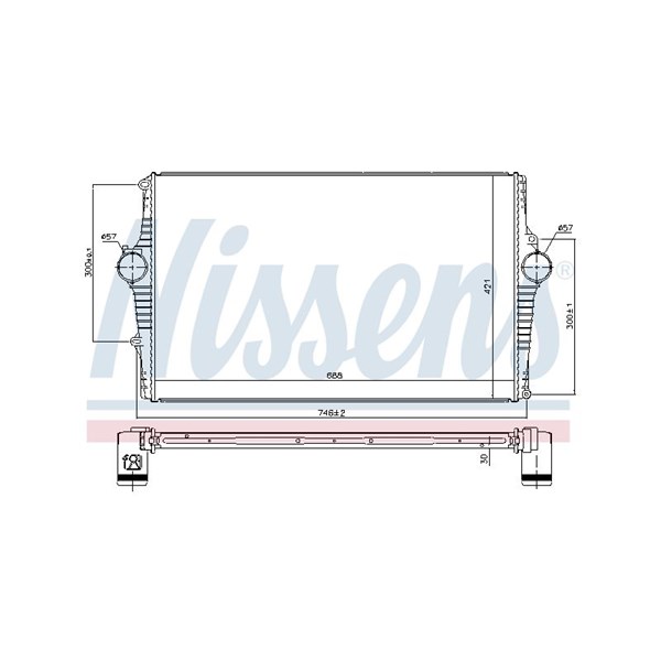 Intercooler Nissens 969002 NISSENS Intercooler Nissens 969002 NISSENS