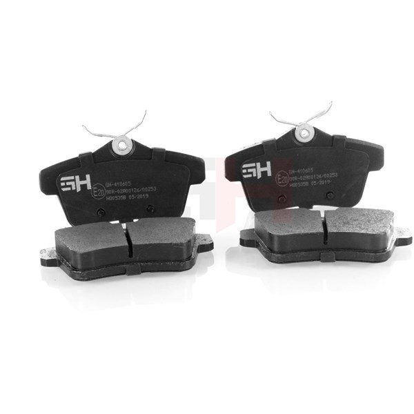 Bromsbeläggsats, Bakaxel Gh GH-410605 GH