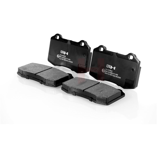 Bromsbeläggsats, Framaxel, Bakaxel Gh GH-410620 GH
