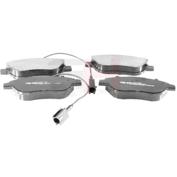 Bromsbeläggsats, Framaxel Gh GH-410905 GH