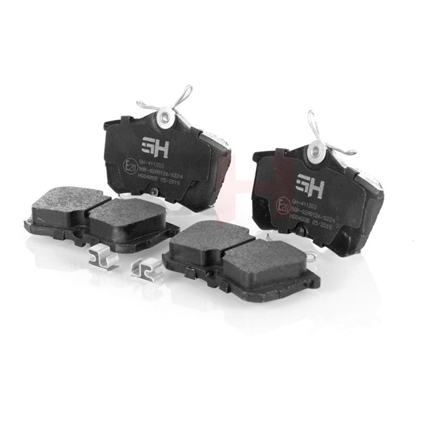 Bromsbeläggsats, Bakaxel Gh GH-411203 GH