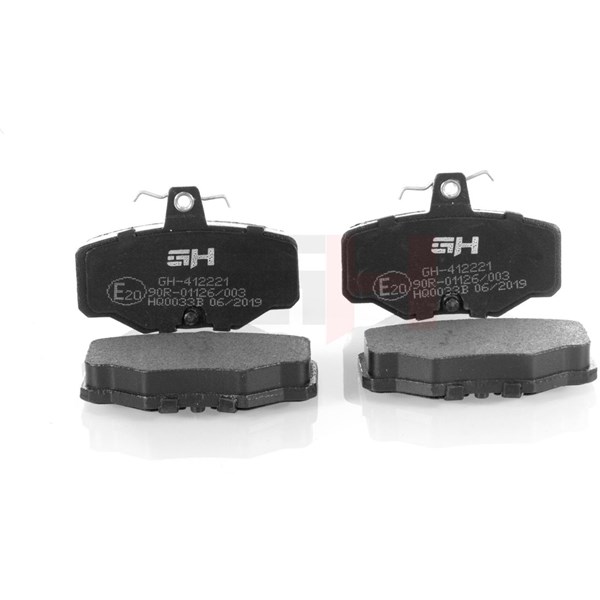Bromsbeläggsats, Bakaxel Gh GH-412221 GH