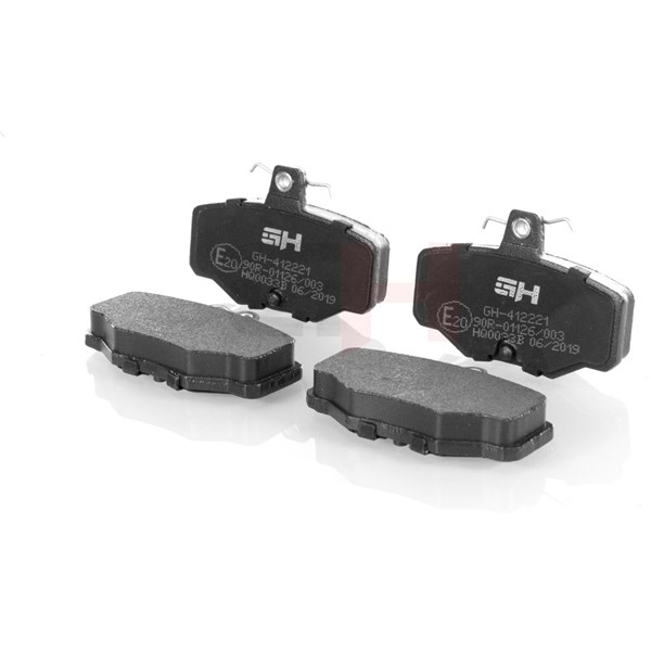 Bromsbeläggsats, Bakaxel Gh GH-412221 GH