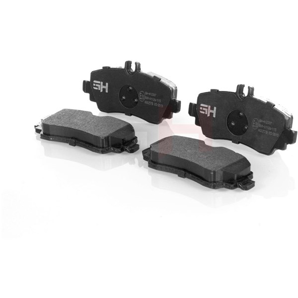 Bromsbeläggsats Ventilerad, Framaxel Gh GH-412337 GH
