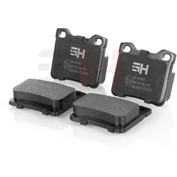 Bromsbeläggsats, Bakaxel Gh GH-412801 GH
