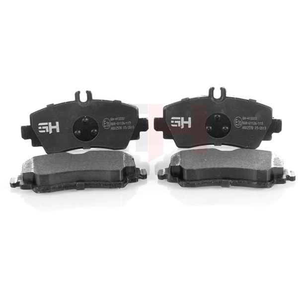 Bromsbeläggsats Solid, Framaxel Gh GH-413333 GH
