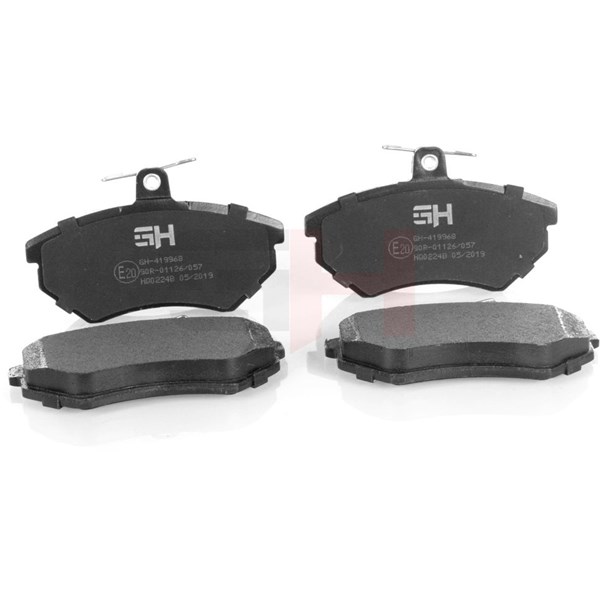 Bromsbeläggsats Ventilerad, Framaxel Gh GH-419968 GH