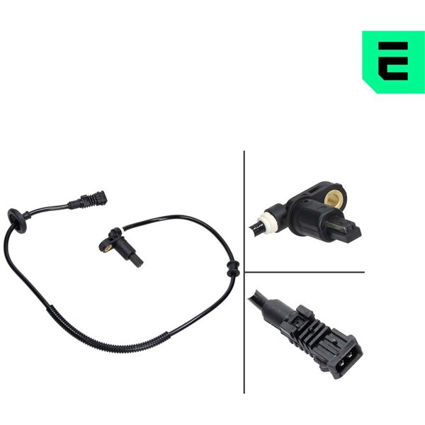 ABS-givare, Sensor, hjulvarvtal, Bakaxel